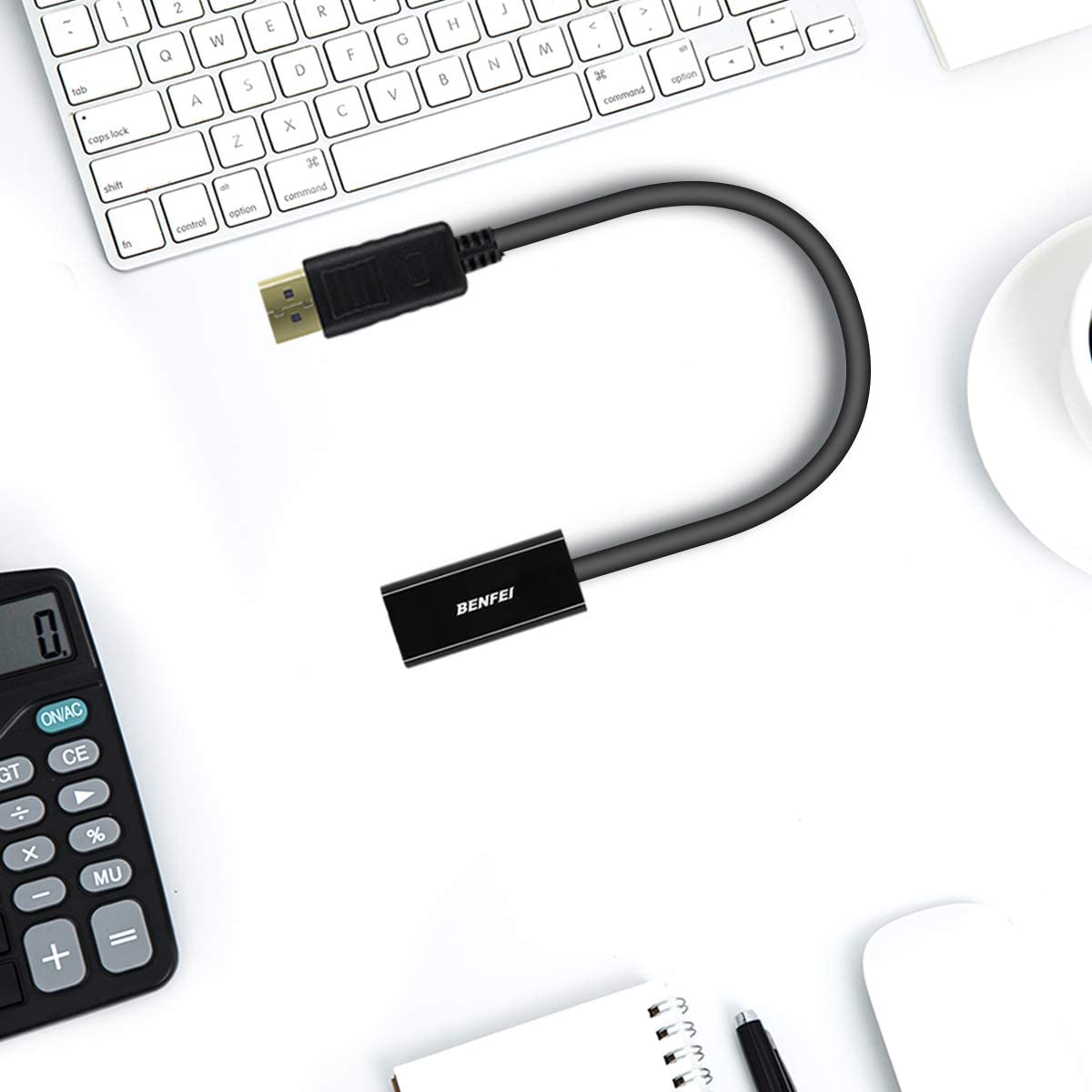 DisplayPort to HDMI, Benfei Gold-Plated DP Display Port to HDMI Adapter (Male to Female) Compatible for Lenovo Dell HP and Other Brand DisplayPort to HDMI, Benfei Gold-Plated DP Display Port to HDMI Adapter (Male to Female) Compatible for Lenovo Dell HP and Other Brand